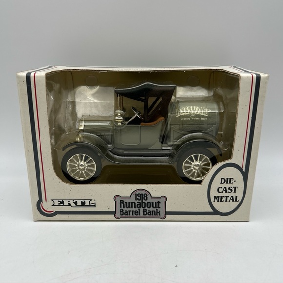 ERTL Ford Runabout 1918 Agway 1/25 Scale Barrel Truck Bank Die Cast Metal 1991 - Picture 1 of 14